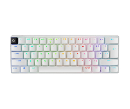Klawiatura LOGITECH G PRO 60 Lightspeed Tactile biały